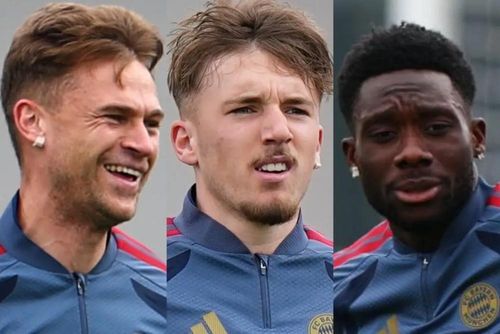 Những miếng dán tai gây chú ý của cầu thủ Bayern.