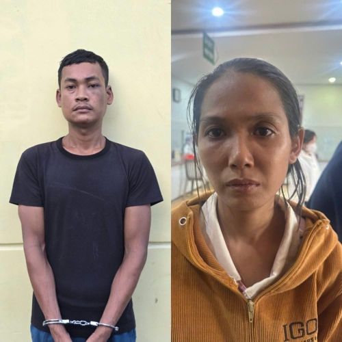Danh Chơn và Nguyễn Thị Thanh Trúc tại cơ quan điều tra