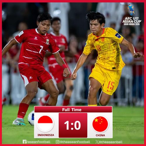 U17 Indonesia gây bất ngờ trước U17 Trung Quốc - Ảnh: Asean Football