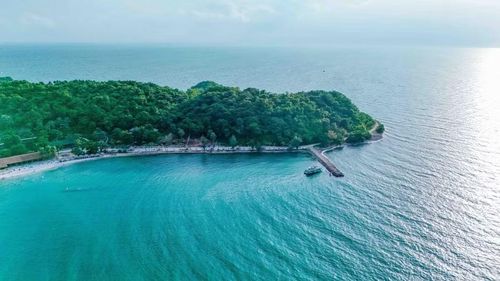 Một góc đảo Hòn Tre Lớn, đảo lớn nhất trong quần đảo Hải Tặc. (Ảnh: Thanh Liêm/TTXVN)