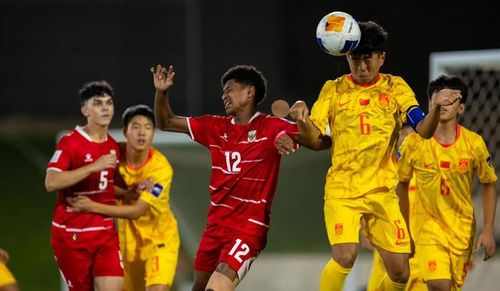 Indonesia đã chơi kiên cường trước U17 Trung Quốc. Ảnh: AFC