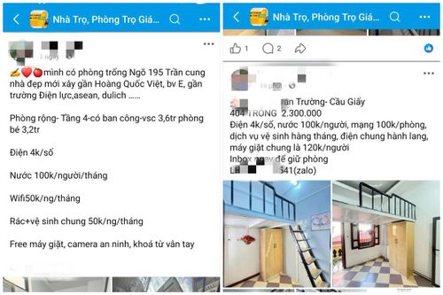 Tại Hà Nội, nhiều nhà trọ thu 4000 đồng/kWh.