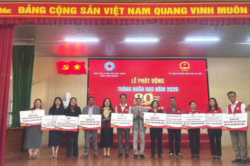 Các tổ chức, cá nhân hưởng ứng Tháng Nhân đạo năm 2026