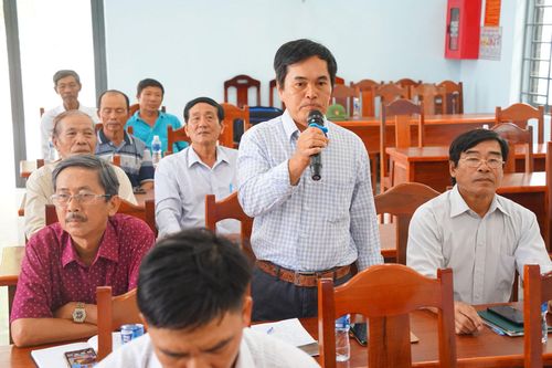 Cử tri xã Lương Sơn nêu kiến nghị liên quan đến đời sống Nhân dân sau sáp nhập