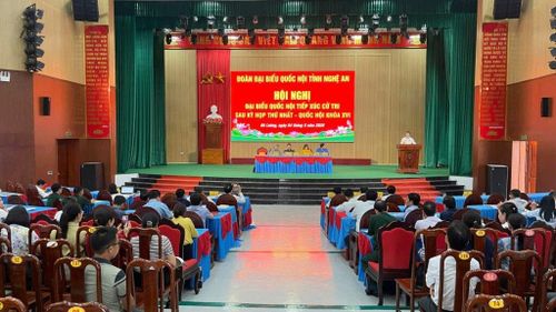 Toàn cảnh Hội nghị tiếp xúc cử tri xã Đô Lương