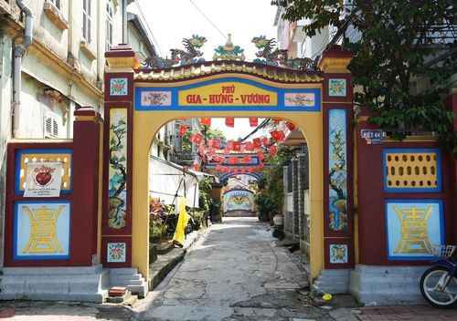 Phủ Gia Hưng Vương ở phố cổ Gia Hội, phường Phú Xuân, thành phố Huế. Ảnh: Nguyên Lý - TTXVN