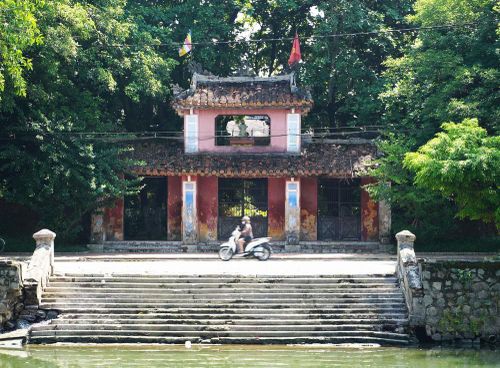 Ngôi chùa cổ Diệu Đế ở phố cổ Gia Hội, phường Phú Xuân, thành phố Huế. Ảnh: Nguyên Lý - TTXVN