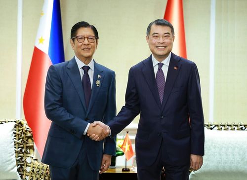 Thủ tướng Lê Minh Hưng gặp Tổng thống Philippines Ferdinand Romualdez Marcos Jr, Chủ tịch ASEAN năm 2026. Ảnh: Dương Giang – TTXVN