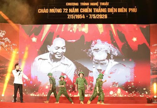 Một tiết mục ca ngợi công lao to lớn của Đại tướng Võ Nguyên Giáp