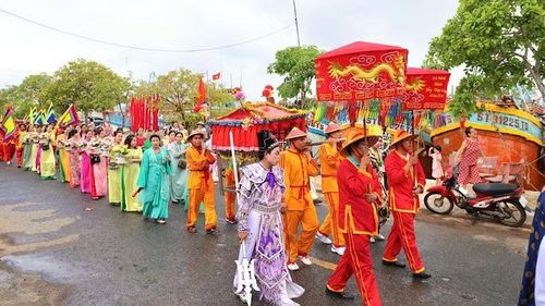 Nghi thức rước kiệu Nam Hải Đại tướng quân.
