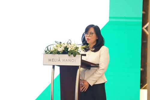 Phó chủ tịch Lê Thị Việt Nga nhấn mạnh vai trò “bệ đỡ” của thị trường chứng khoán. Ảnh: HT
