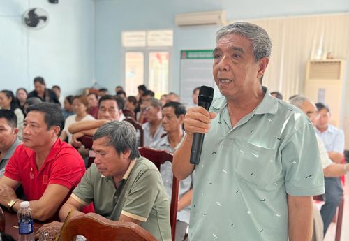 Cử tri Nguyễn Thanh Vân, ngụ ấp Bãi Nam kiến nghị.