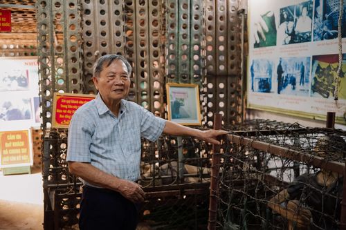 Đồng chí Nguyễn Đình Quốc - Thành viên Bảo tàng chiến sĩ cách mạng bị địch bắt tù đày.