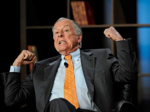 Tỷ phú dầu mỏ Boone Pickens. Ảnh: Reuters.