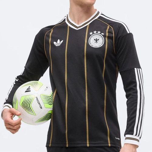  Mẫu áo đấu thứ ba của adidas cho tuyển Đức tại World Cup 2026 vừa được rò rỉ. Ảnh: Footy Headlines.