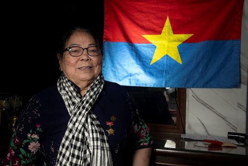 Bà Dương Thị Tuyết Mai, chiến sĩ ở E240