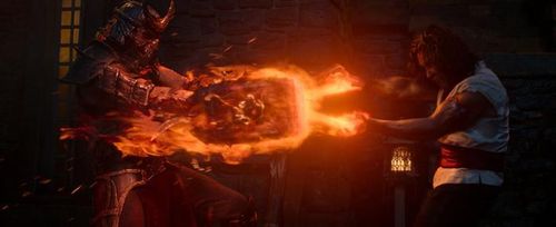Cảnh chiến đấu giữa Shao Kahn và Liu Kang. Ảnh: NSX