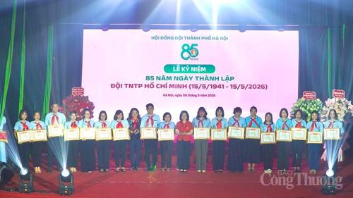 Hơn 120 giáo viên làm Tổng phụ trách Đội tiêu biểu cũng được biểu dương, ghi nhận vì những đóng góp trong công tác Đội và phong trào thiếu nhi Thủ đô.