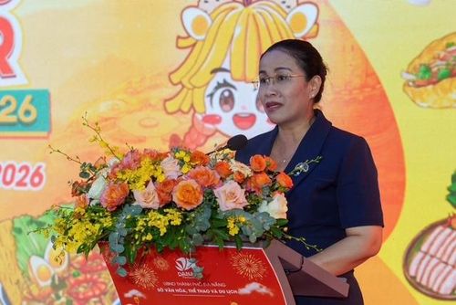 Phó Chủ tịch UBND TP. Đà Nẵng Nguyễn Thị Anh Thi, phát biểu tại Chương trình.
