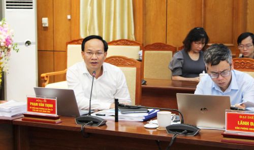 Đồng chí Phạm Văn Thịnh, Phó Chủ tịch UBND tỉnh nêu một số nội dung cần bổ sung trong quy hoạch.