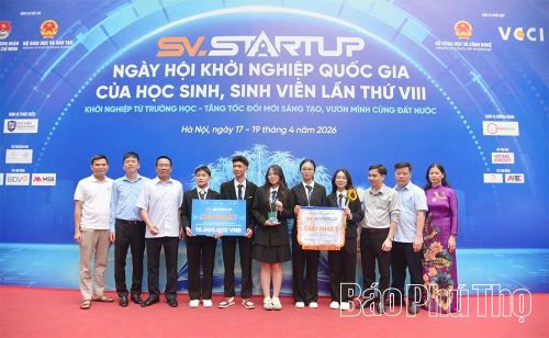 Giải nhất thuộc về dự án “Firesense AI” - Cảnh báo cháy thông minh bằng công nghệ nhận diện mùi của nhóm học sinh Trường THPT Chuyên Vĩnh Phúc và Trường THCS Vĩnh Yên.