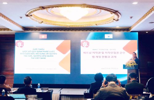 Diễn đàn Bản quyền Việt Nam - Hàn Quốc 2026 sáng 7/5. Ảnh: Th. Nguyên