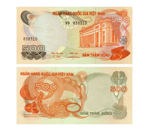  Tiền giấy 500 đồng, 1970