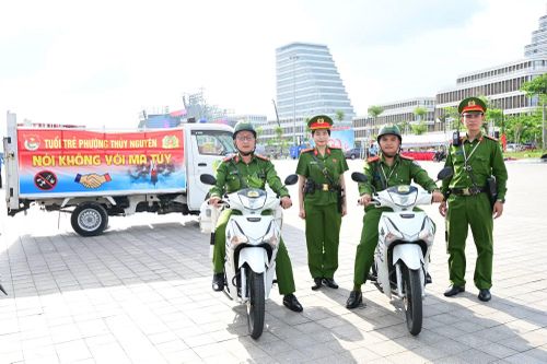 Công an TP Hải Phòng chủ động triển khai lực lượng từ sớm.