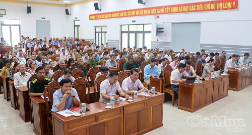  Hội nghị TXCT được tổ chức trực tiếp tại xã Long Điền