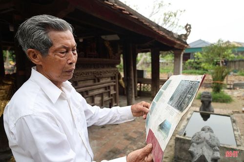 Cụ Nguyễn Huy Tĩnh (91 tuổi) là người từng có thời gian theo học tại Trường học Phúc Giang