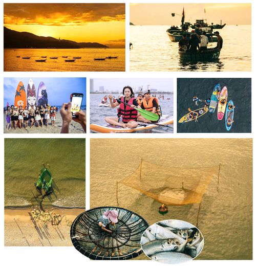 Làng chài Mân Thái. Ảnh: GIANG HUY