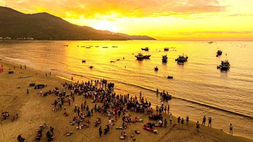 Làng chài Mân Thái. Ảnh: GIANG HUY