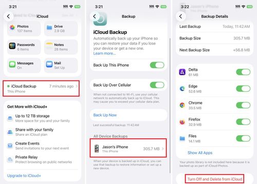 Quản lý dung lượng lưu trữ iCloud