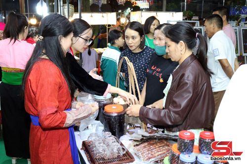 Du khách tham quan không gian trưng bày tỉnh Thanh Hóa.