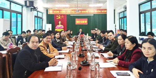Hội nghị trực tuyến tại các xã tiết kiệm thời gian, chi phí, giảm thủ tục hành chính.