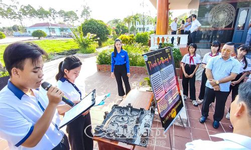 Từ các mô hình sáng tạo, học sinh thành “sứ giả” lan tỏa văn hóa, lịch sử.
