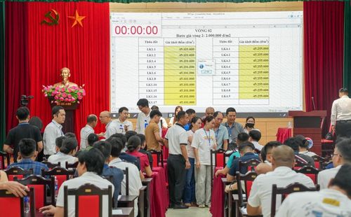 Phiên đấu giá quyền sử dụng đất tại dự án ĐG31 thôn Yên Quán được tổ chức an toàn, công khai, đúng quy định pháp luật. Ảnh: PV