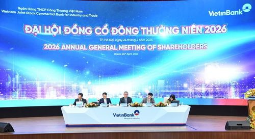 Ban lãnh đạo VietinBank tại Đại hội đồng cổ đông thường niên 2026