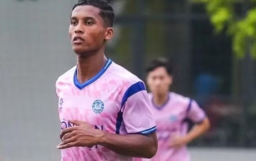 Cầu thủ 29 tuổi hiện đang được chuyên trang chuyển nhượng Transfermarkt định giá 200.000 euro. Ảnh: Công an Hà Nội FC.