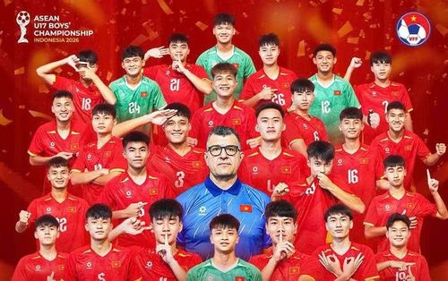Siêu máy tính Chat GPT dự đoán, U17 Việt Nam sẽ đánh bại U17 Hàn Quốc với tỷ số 1-0. Ảnh: VFF.