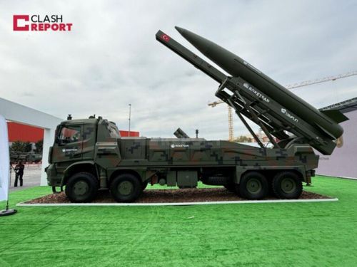Tên lửa đạn đạo TAYFUN Block 4. Ảnh: Clash Report/defence-blog.com