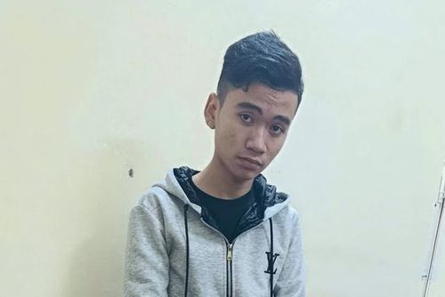 Đối tượng Triệu Minh Hào tại cơ quan Công an. Ảnh: Công an TP Cần Thơ.