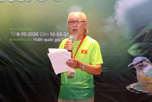 Nghệ sĩ nhiếp ảnh Nguyễn Trường Sinh, Câu lạc bộ Nhiếp ảnh thiên nhiên hoang dã Việt Nam, đại diện Ban tổ chức phát biểu tại sự kiện