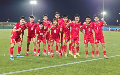 U17 Việt Nam vẫn nắm trong tay quyền tự quyết - Ảnh: VFF