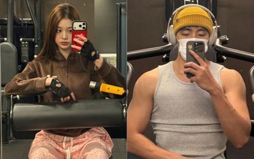 Jang Won Young và V từng check-in chung một phòng tập. Ảnh: Korea Boo