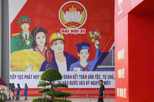 Hướng tới Đại hội đại biểu toàn quốc MTTQ Việt Nam lần thứ XI với tinh thần phấn khởi, tự hào. Ảnh: ĐĐK