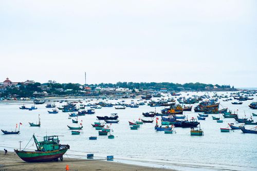 Một góc làng chài Mũi Né