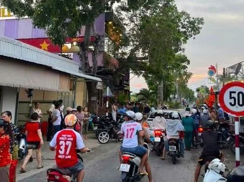 Hiện trường xảy ra vụ án chiều 8/5 tại xã Tân Lộc, tỉnh Cà Mau.