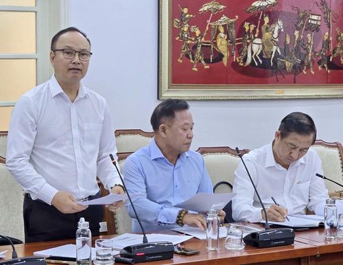 NSND Minh Thông trình bày về kịch bản chương trình của Ngày hội