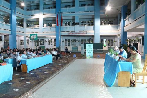 Lãnh đạo phường Tân Mỹ gặp gỡ, đối thoại với cư dân chung cư Tân Mỹ